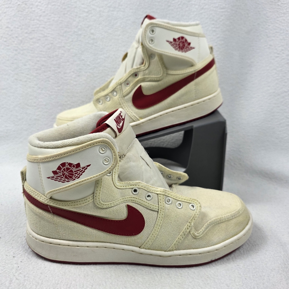 Nike AJKO Jordan Canvas Sneakers Men's Shoes Size 8 Beige High-top 638471-102